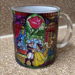 Beauty and the Beast Stained Glass Mug 17.5 oz